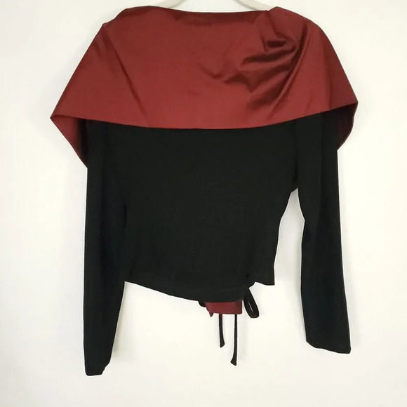 Vintage ANGELO TARLAZZI Paris Wool Blouse Top Long Sleeve size 10 (medium/large) - Picture 9 of 15